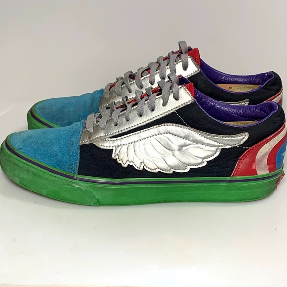 Vans Other - Vans Old Skool Marvel Avengers Sneakers Shoes 11.5